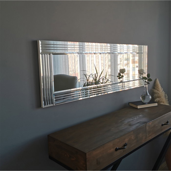 Hanah Home Espejo Moderno A303Y Plata Hanah Home Espejo Moderno A303Y Plata